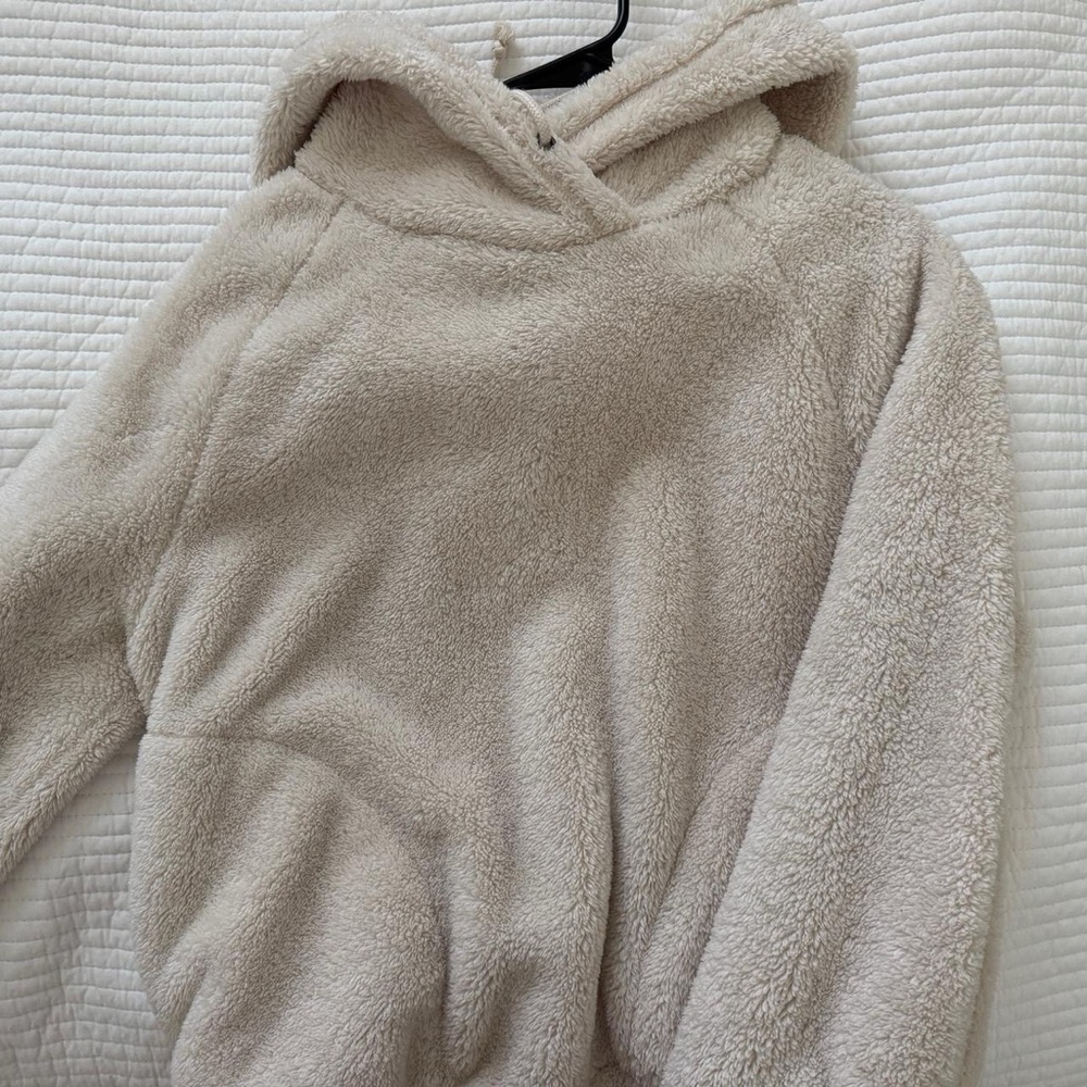 Cozy Cream Hooded Women's Sweater